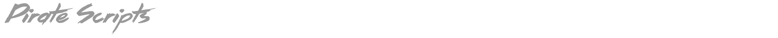 Pirate Scripts font preview